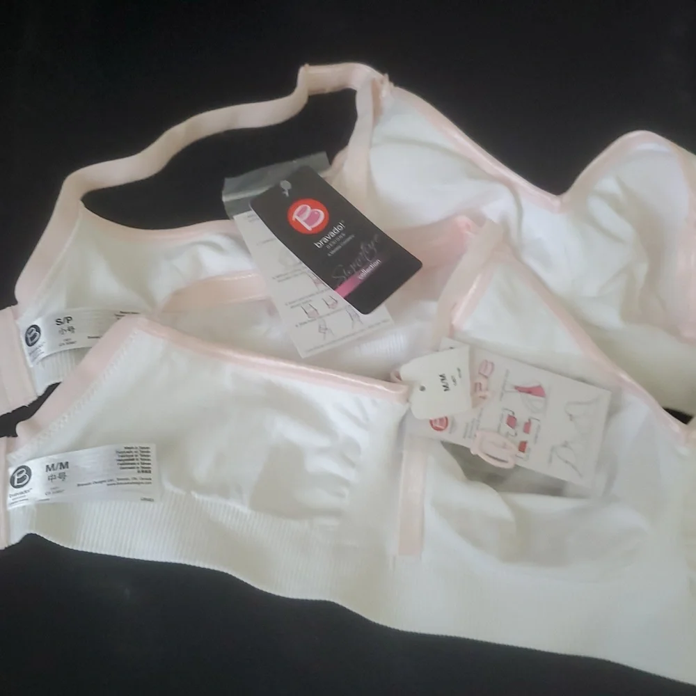NWT BRAVADO DESIGNS MATERNITY BODY SILK SEAMLESS NURSING BRA ;SIZES: SMALL AND M - Picture 11 of 13